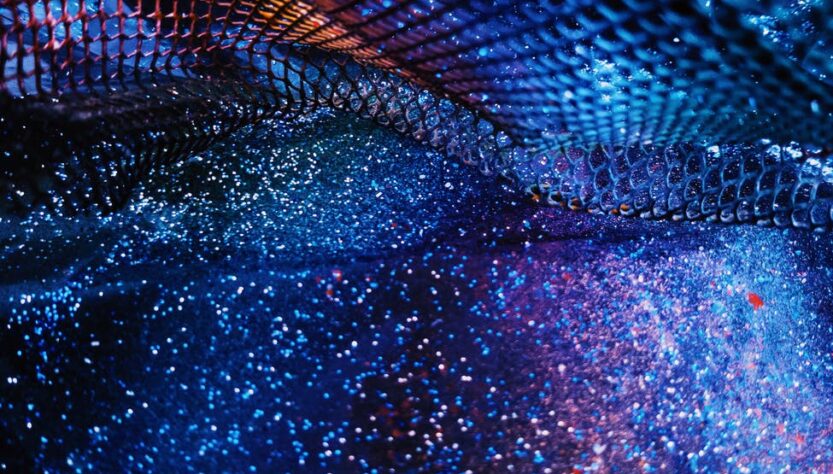 abstract colorful background of night star